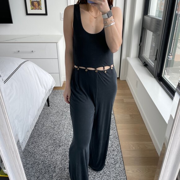 House of Harlow Cut Out Wide Leg Jumpsuit Small - Picture 1 of 7